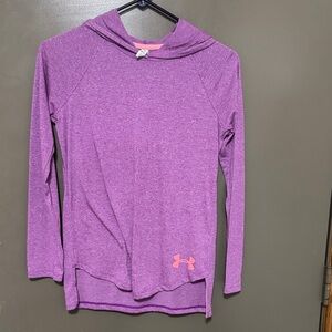 Under Armour Kids Hoodie in Heathered Purple